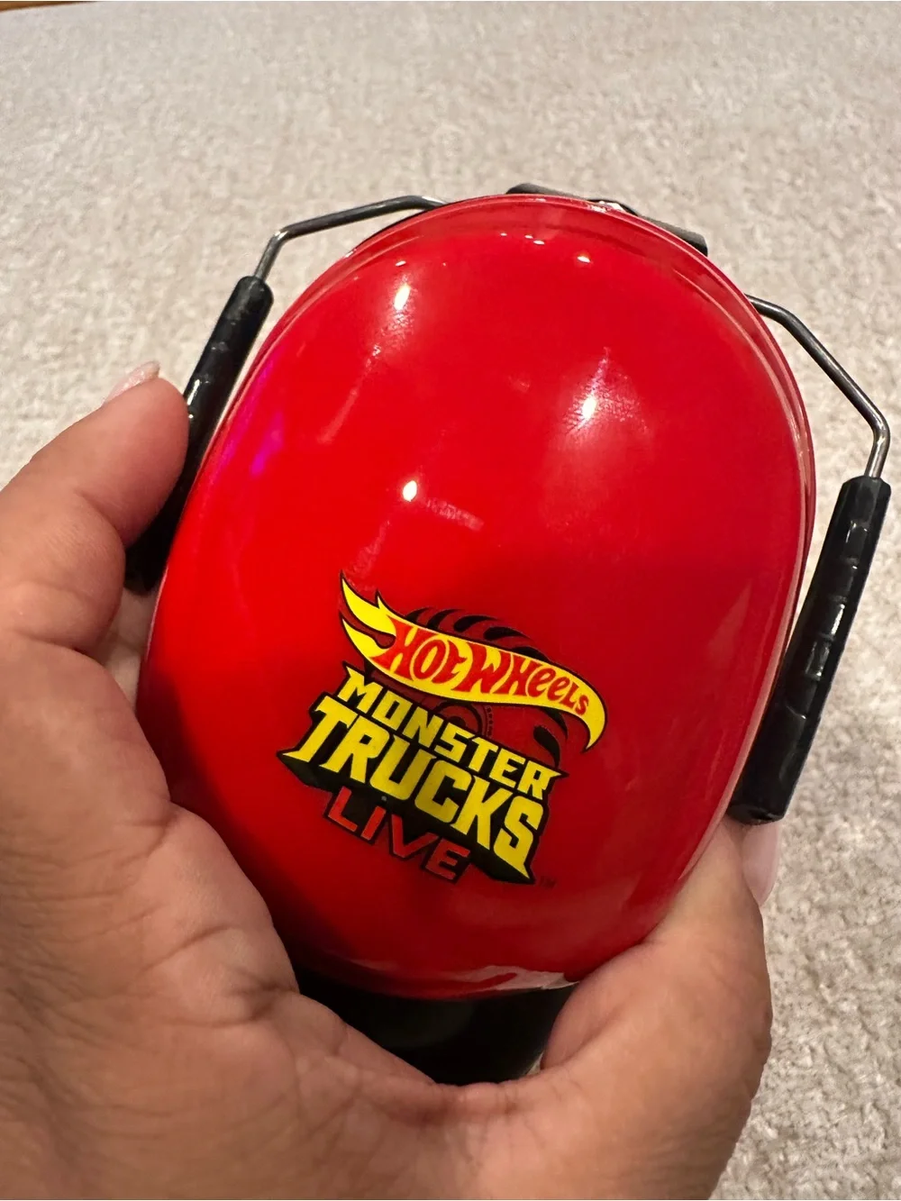 Monster Trucks Live Kids Hearing Protectors - Red
